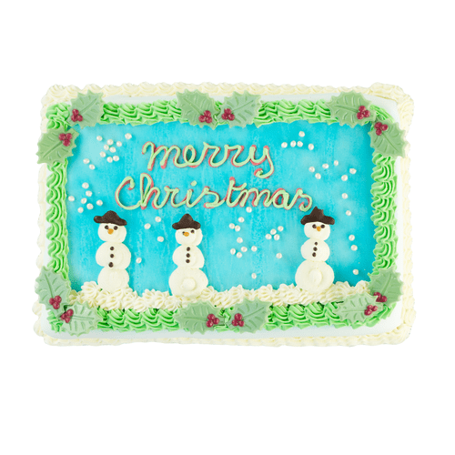 Merry Christmas Snowmancake