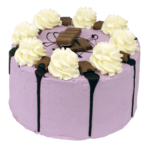 Purple Milka Crunch Layer Cake