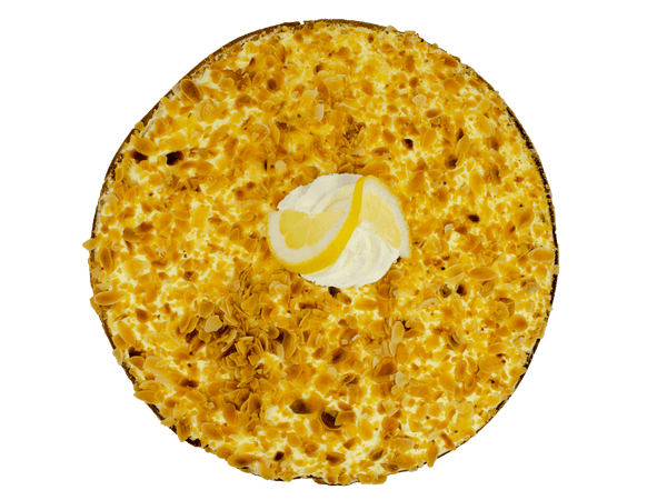 Appel-Citroen vlaai met slagroom