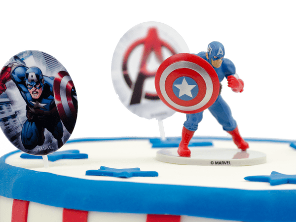 Captain America kindertaart