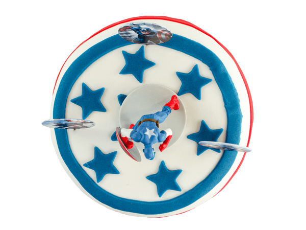 Captain Amerika plastic speelgoed