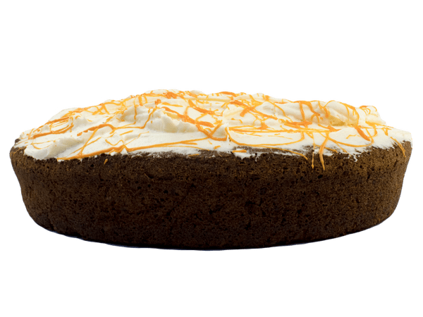 Carrotcake met wortelsmaak swirl