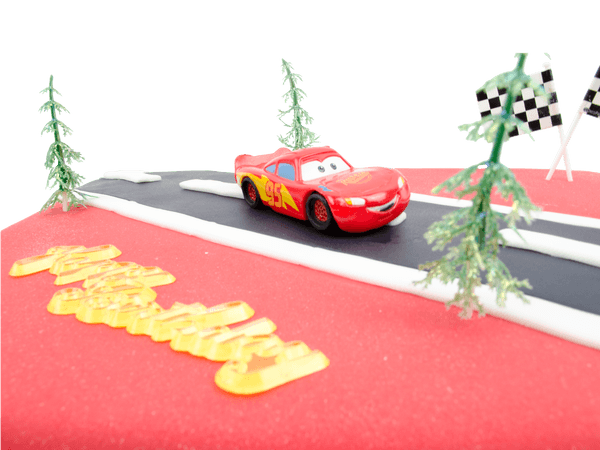 Cars Lightning McQueen taart
