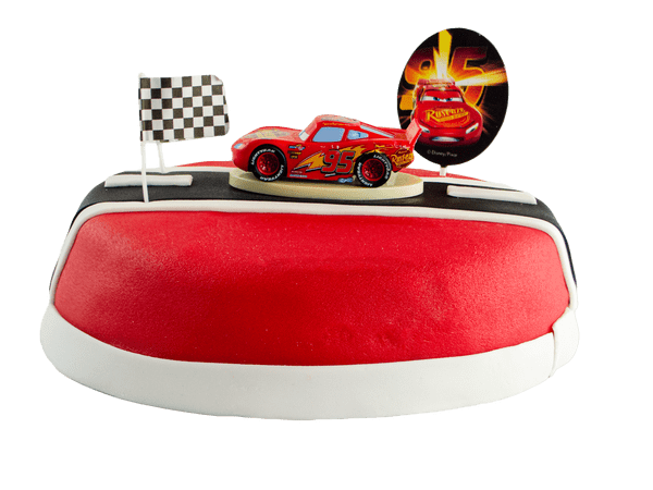 Cars autootje met racevlag