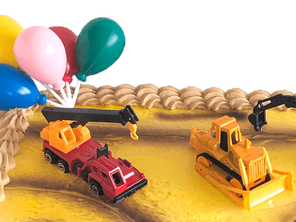 Constructie Taart met ballonnetjes