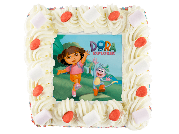 Dora slagroomtaart met spekjes