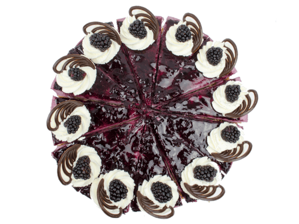 Frambrozenbavaroise Taart met Chocolaatjes