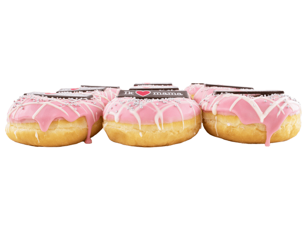donuts met roze dip