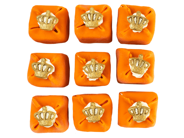 Oranje Kasteeltjes met verse slagroom