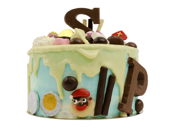 Sint Nicolaas Layer Cake Royaal met chocolade letters