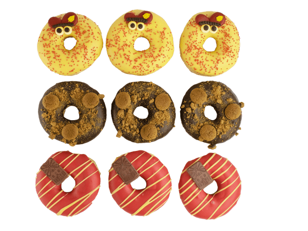 Sinterklaas Donuts met pepernoten