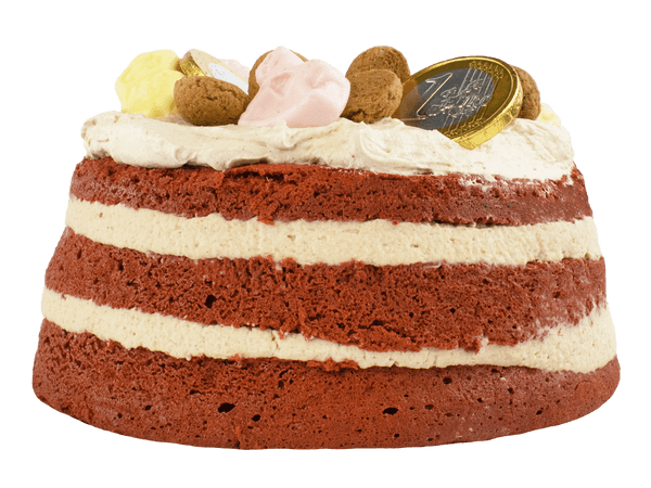 Speculaas Red Velvet Taartje met speculaas vulling