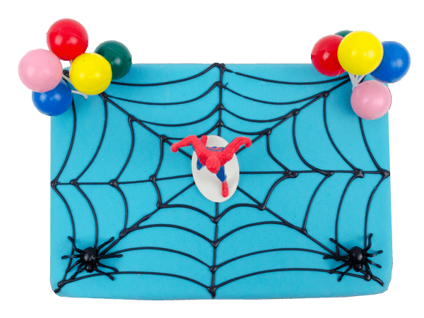 Spiderman verjaardagstaart