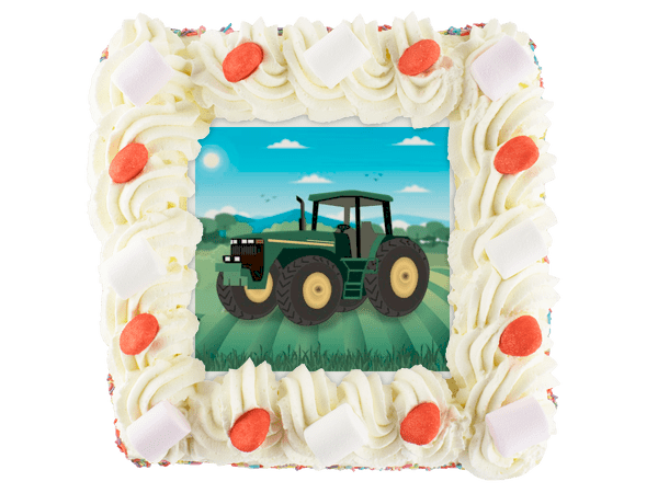 tractor taart