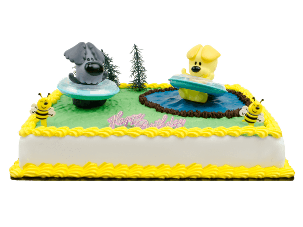 Woezel & Pip fondant taart