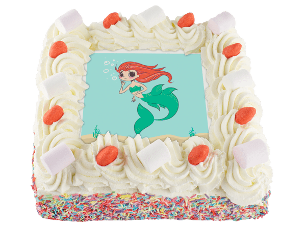 zeemeermin taart